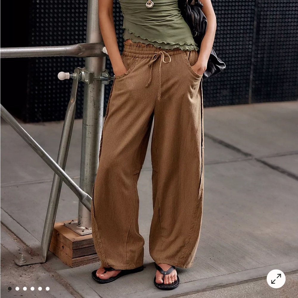 Free People Something Good Pull on Barrel Leg pants